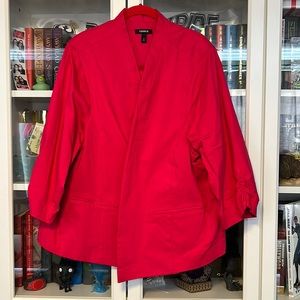 Torrid Size 4 bright pink blazer